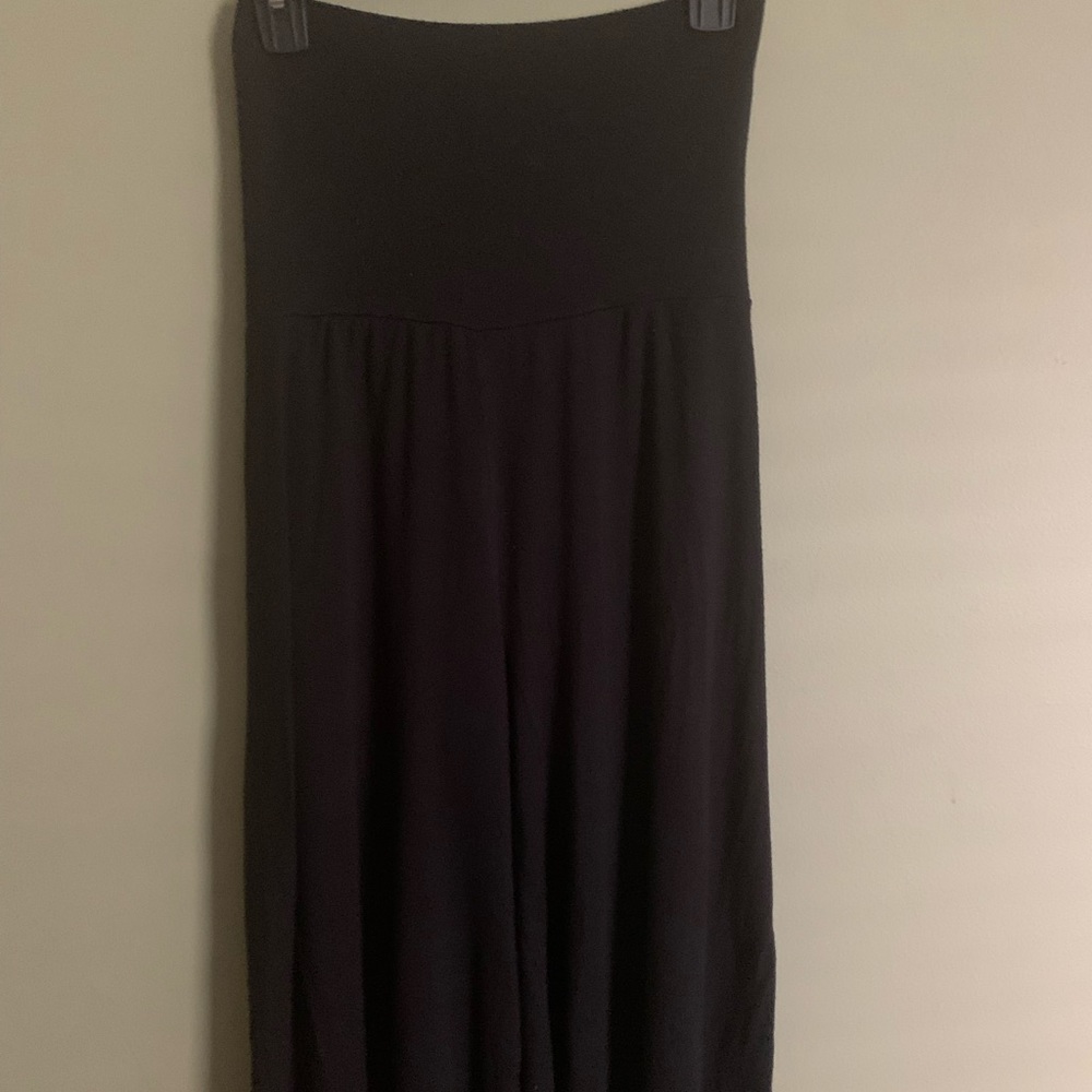 Lapis Ladies Extra-Wide split wide leg Capri Pants